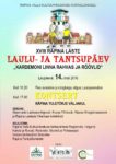 XVIII Räpina laste laulu- ja tantsupäev “Kardemoni linna rahvas ja röövlid”
