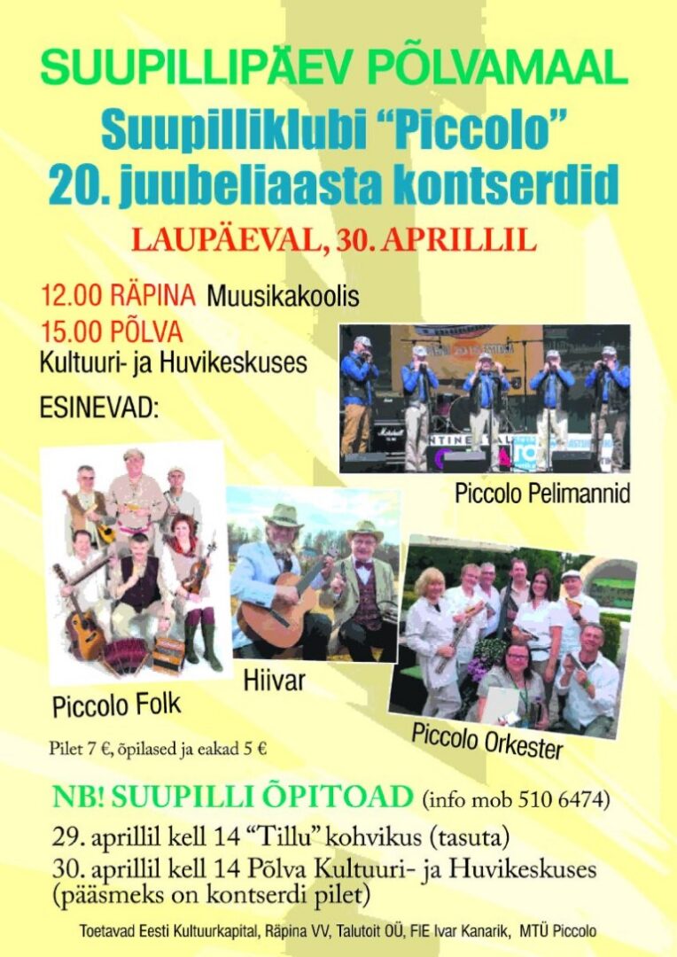 Suupilliklubi “Piccolo” 20. aastapäeva kontsert