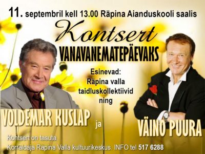 Kontsert vanavanematepäevaks