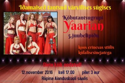 Idamaised tantsud värvilises sügises @ Räpina Valla Kultuurikeskus | Räpina | Põlva maakond | Eesti