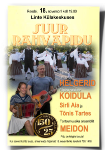 Suur rahvapidu Lintes @ Linte Raamatukogu-Külakeskus | Linte | Põlva maakond | Eesti