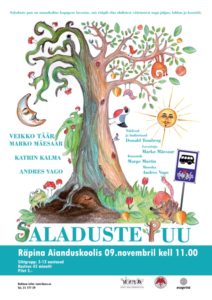 Teatribussi etendus "Saladuste puu" @ Räpina Aianduskooli saal | Räpina | Põlva maakond | Eesti
