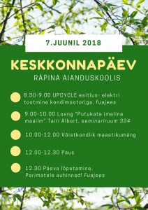Keskkonnapäev Räpina Aianduskoolis @ Räpina Aianduskool | Räpina | Põlva maakond | Eesti