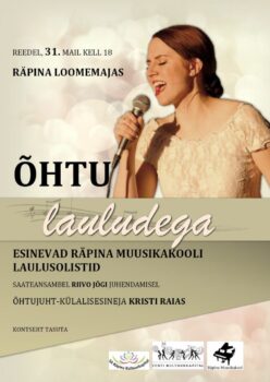 Kontsert "Õhtu Lauludega" @ Räpina Loomemaja | Räpina | Põlva maakond | Eesti
