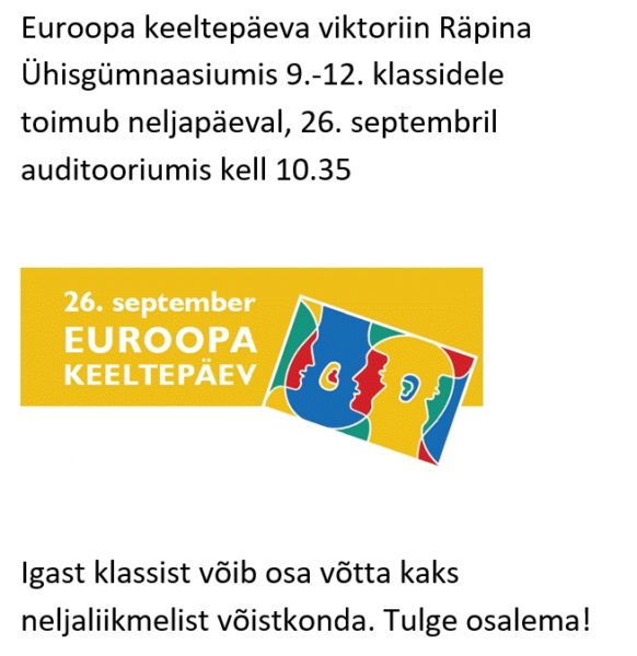 Euroopa keeltepäeva viktoriin