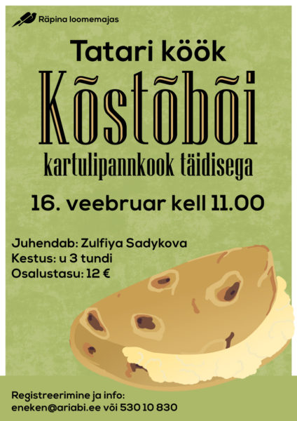 Tatari köögi õpituba @ Räpina loomemaja | Räpina | Põlva maakond | Eesti