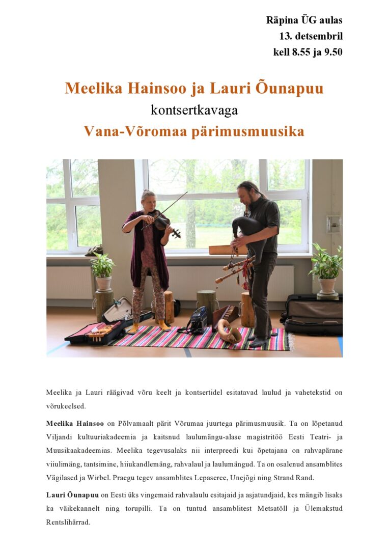 Pärimusmuusika kontsert