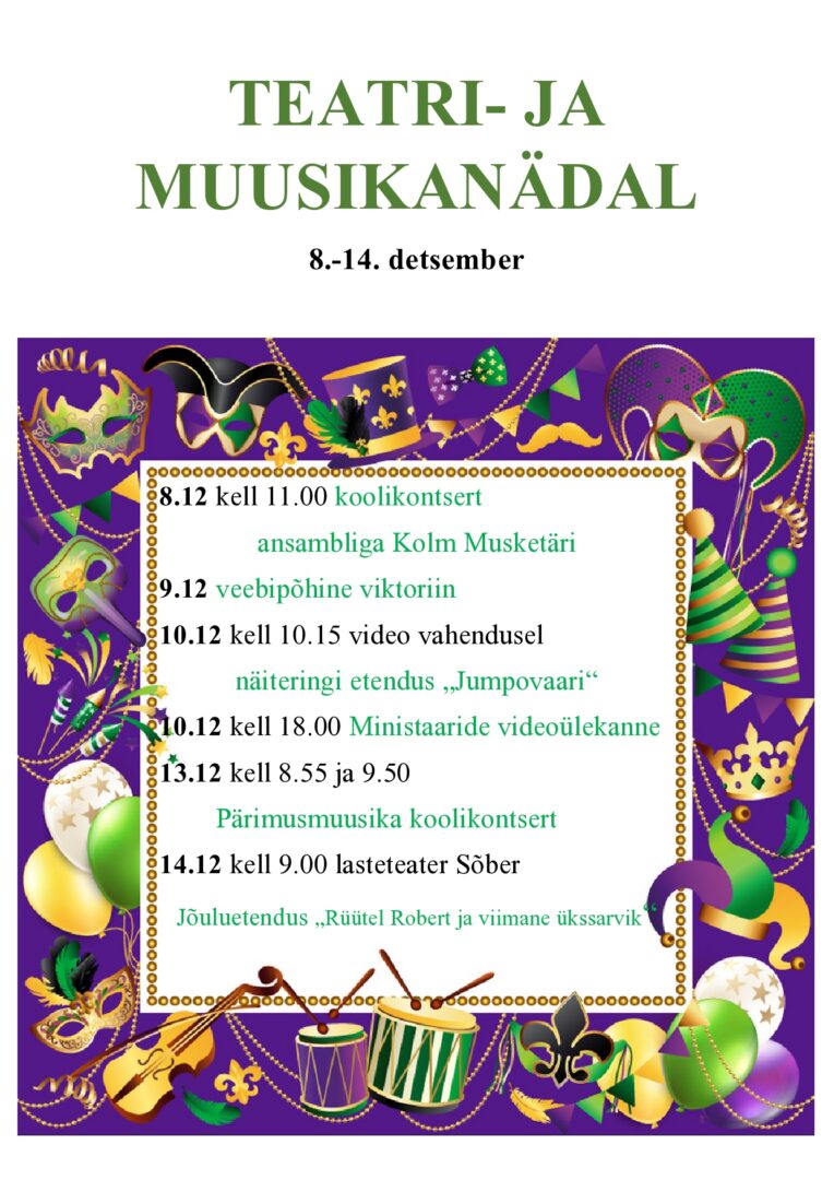 Teatri- ja muusikanädal