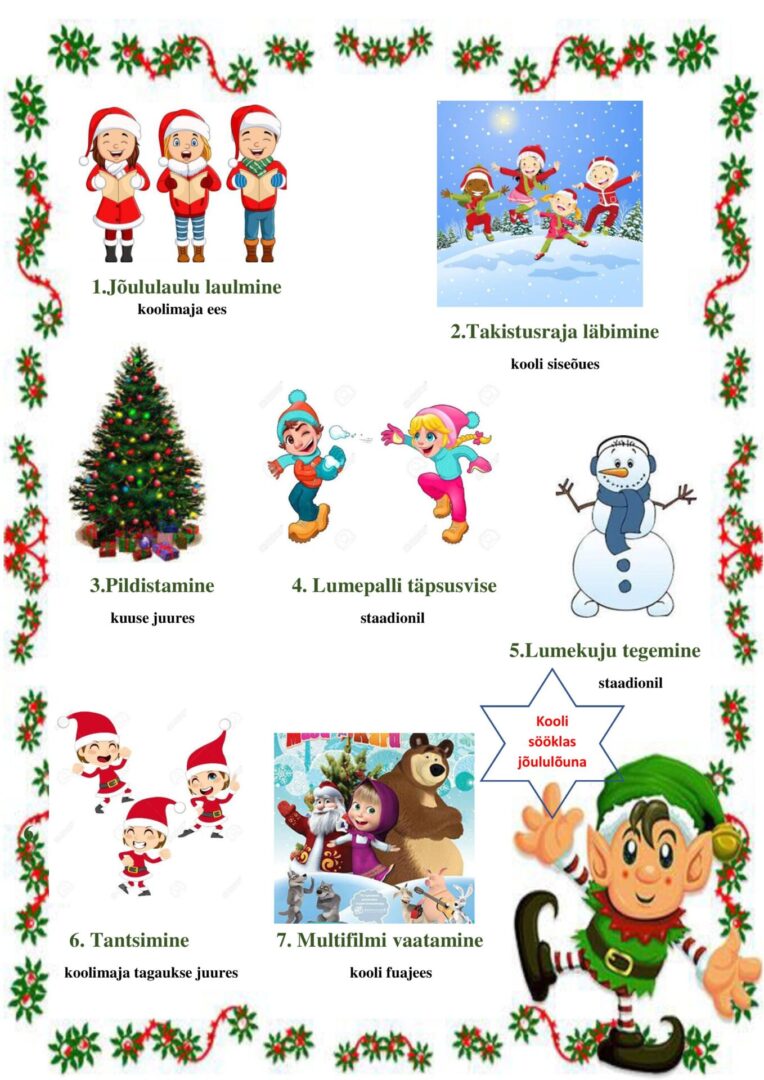 Päkapikkude rada 1.-12. klass