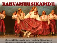 Räpina valla rahvatantsu- ja rahvamuusikapidu. Rahvusvaheline tantsupäev @ Räpina Valla Kultuurikeskus | Räpina | Põlva maakond | Eesti