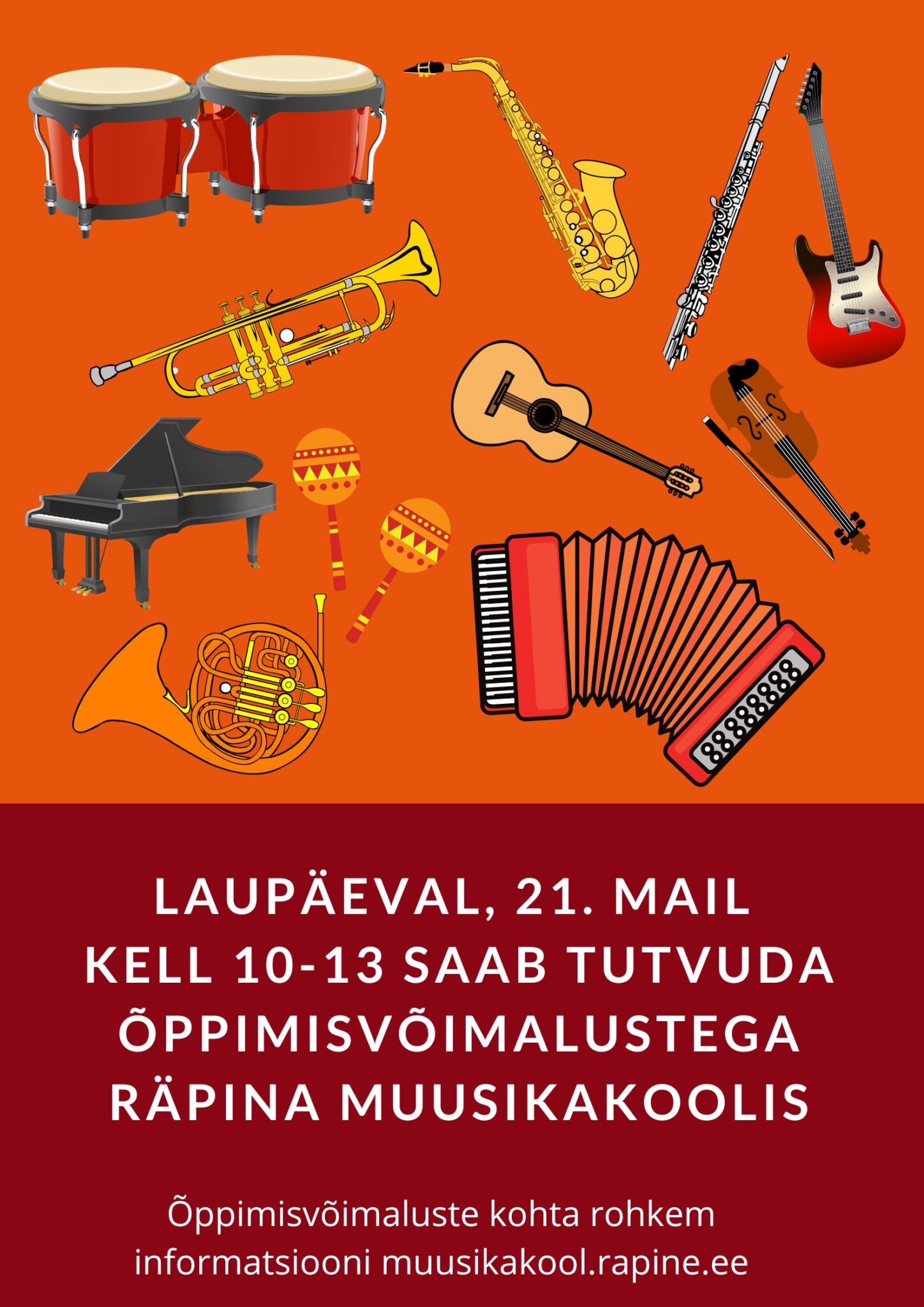 Muusikakooli avatud uste päev @ Räpina Muusikakool | Räpina | Põlva maakond | Eesti