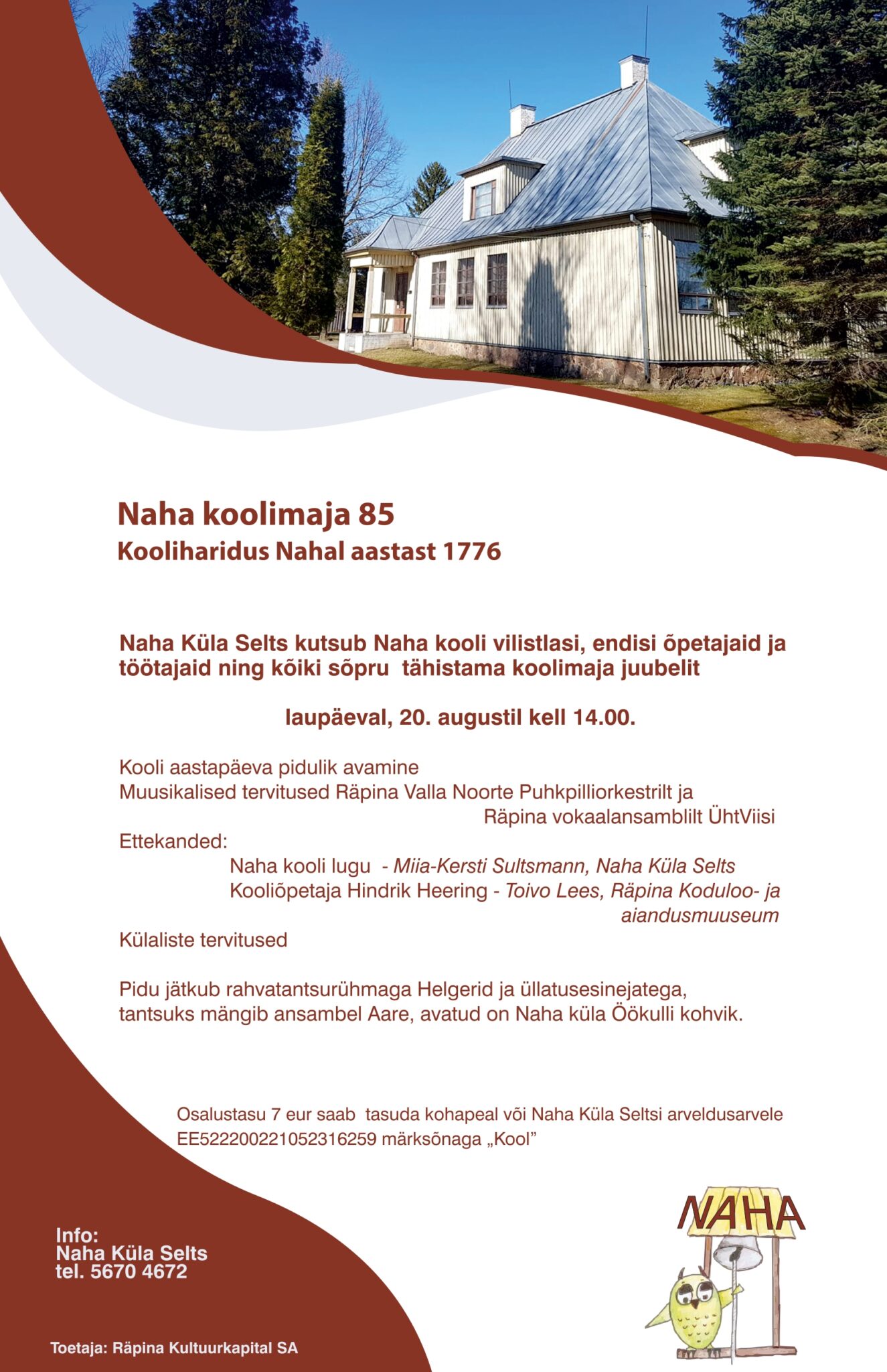 Naha koolimaja 85. juubeli kokkutulek @ Naha | Põlva maakond | Eesti