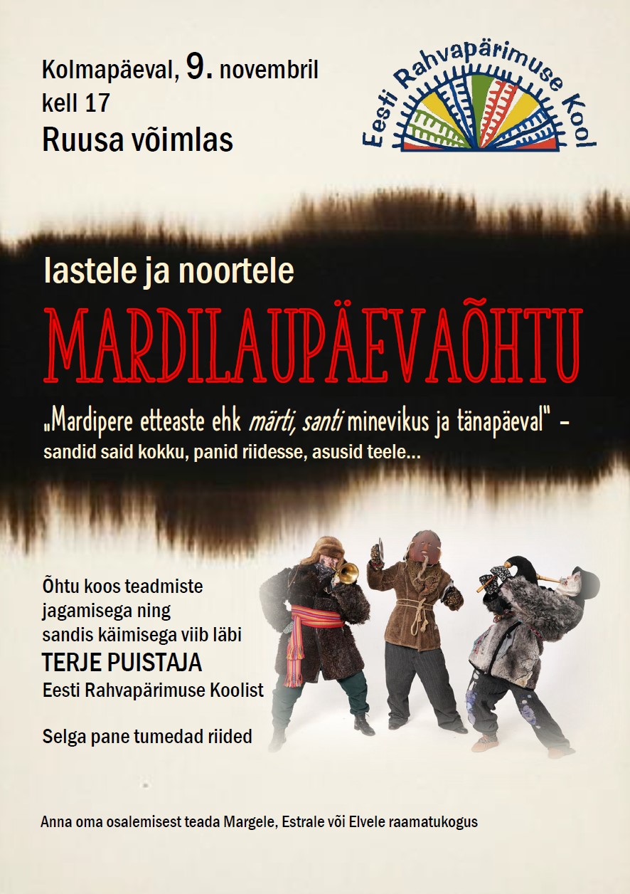 Mardikombestiku õhtu @ Ruusa kultuurimaja | Ruusa | Põlva maakond | Eesti
