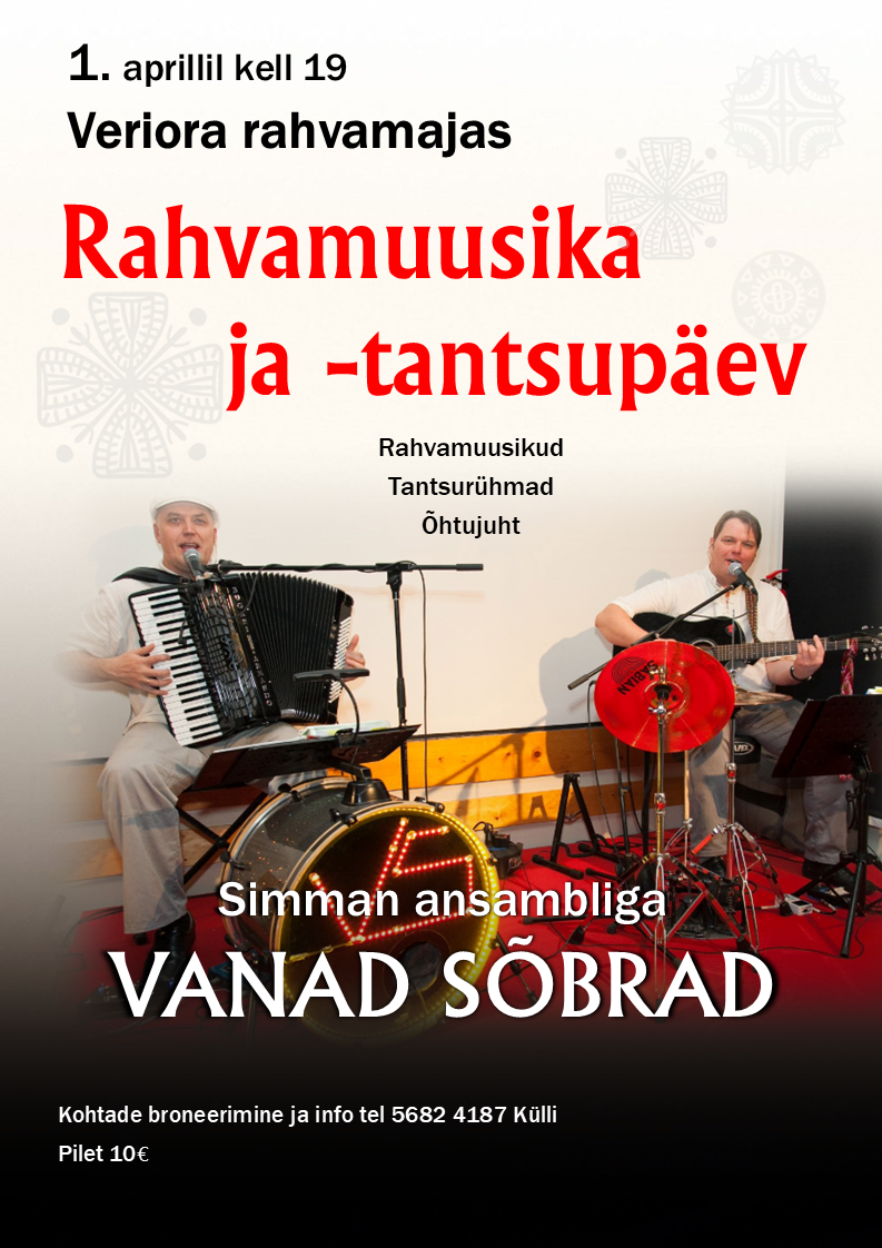 Rahvamuusika ja tantsupäev Vilustes @ Veriora Rahvamaja | Viluste | Põlva maakond | Eesti