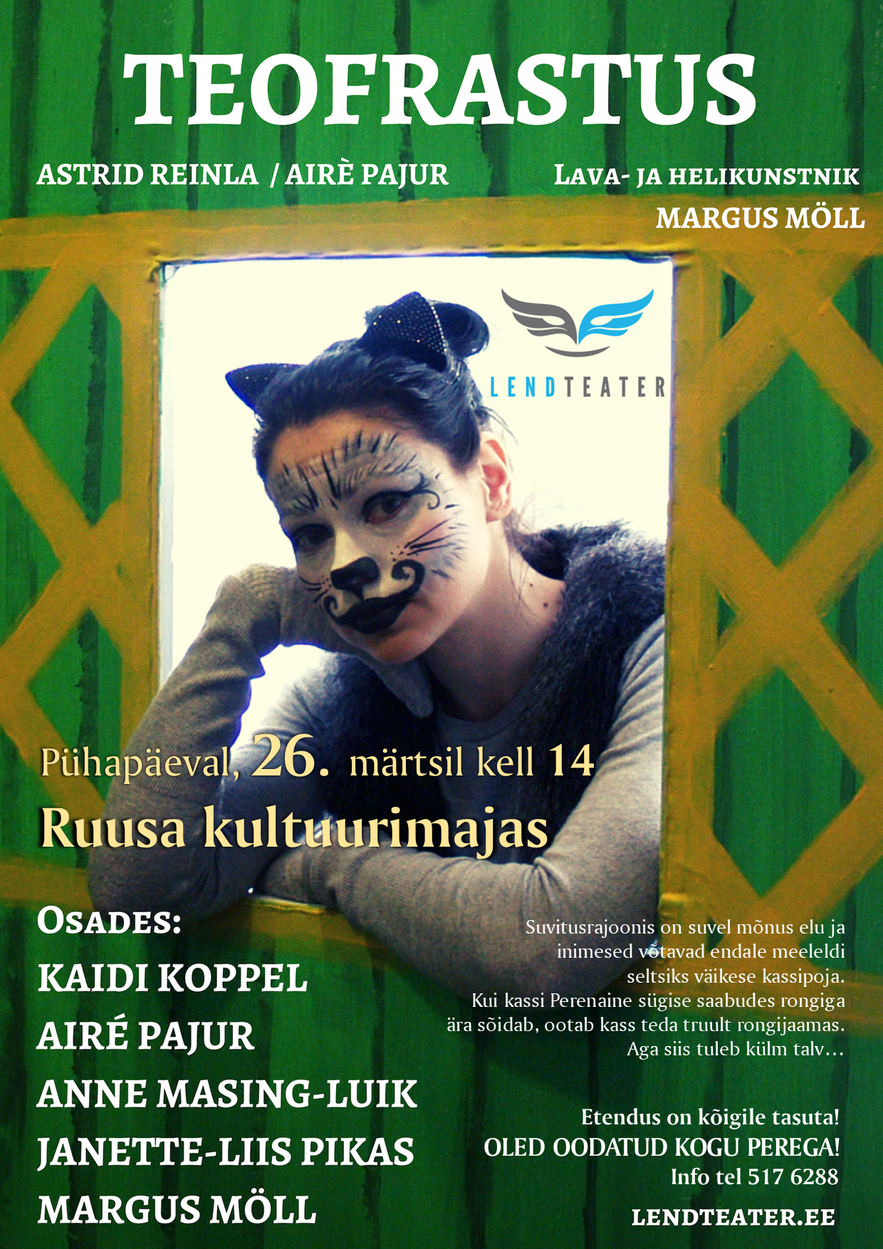 Kogupere etendus "Teofrastus" @ Ruusa kultuurimaja | Ruusa | Põlva maakond | Eesti