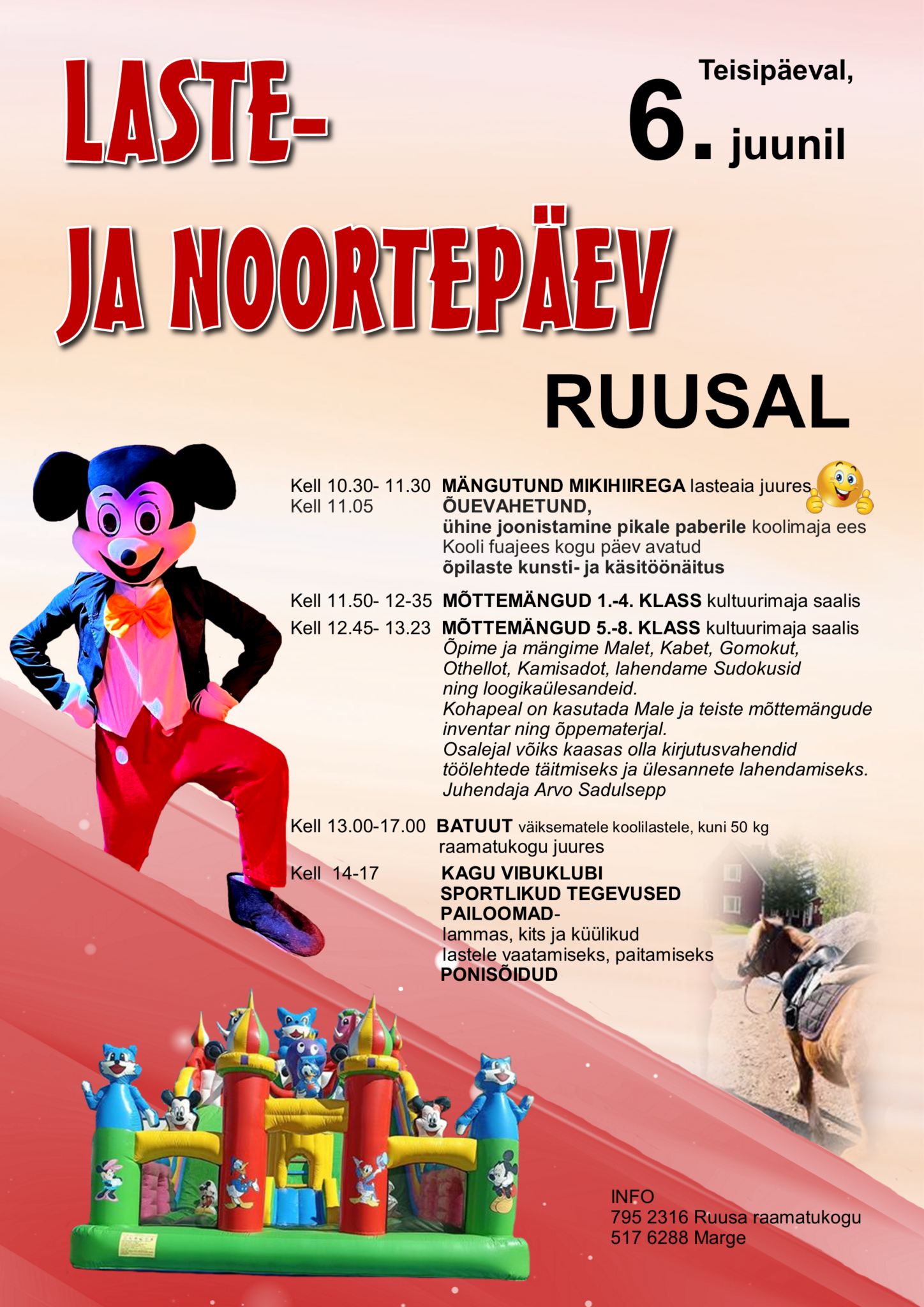Laste- ja noortepäev Ruusal @ Ruusa | Ruusa | Põlva maakond | Eesti