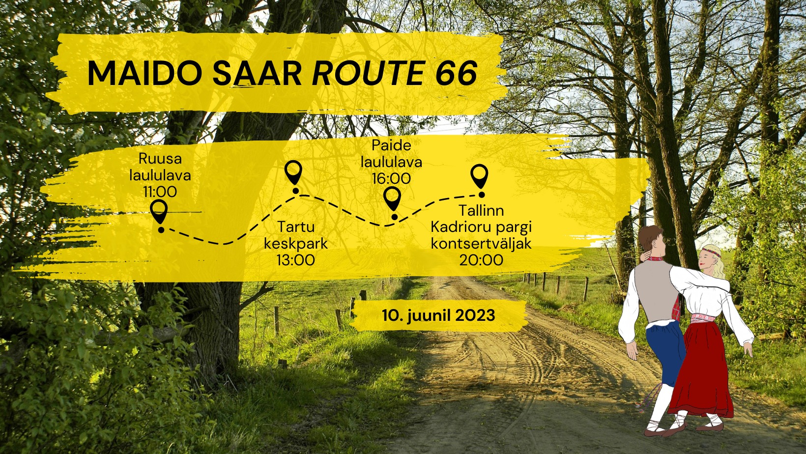 MAIDO SAAR route 66 @ Ruusa pargis | Ruusa | Põlva maakond | Eesti