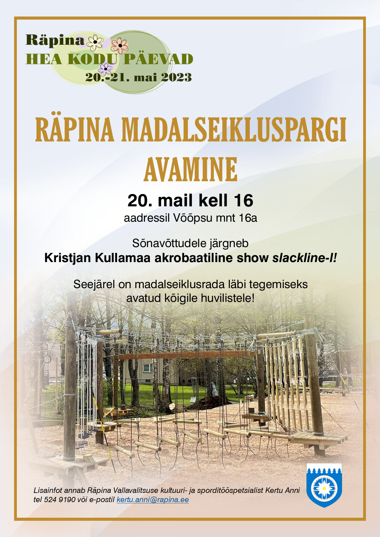 Räpina madalseikluspargi avamine @ Räpina | Põlva maakond | Eesti
