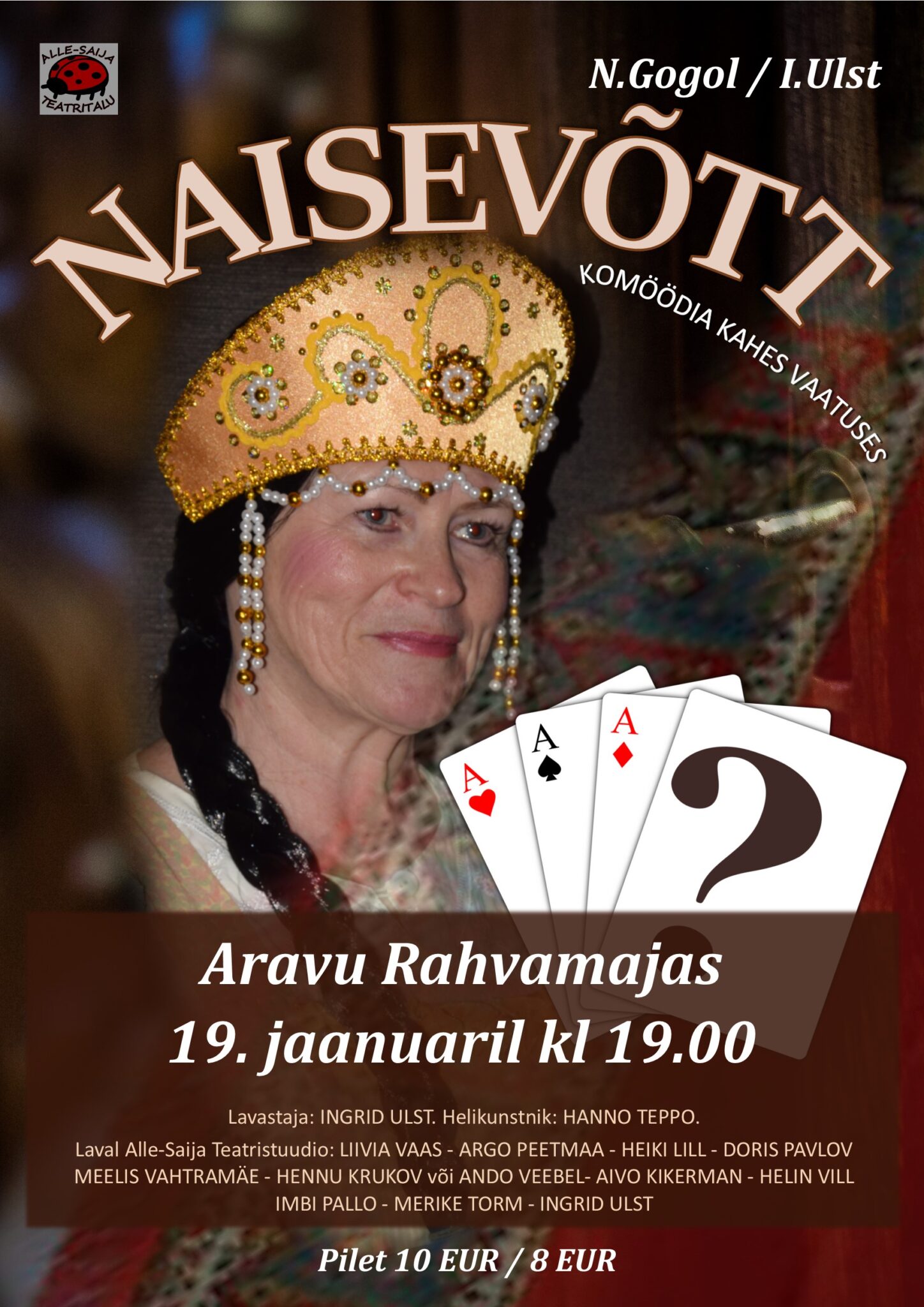 Teatrietendus @ Aravu rahvamaja | Aravu | Põlva maakond | Eesti