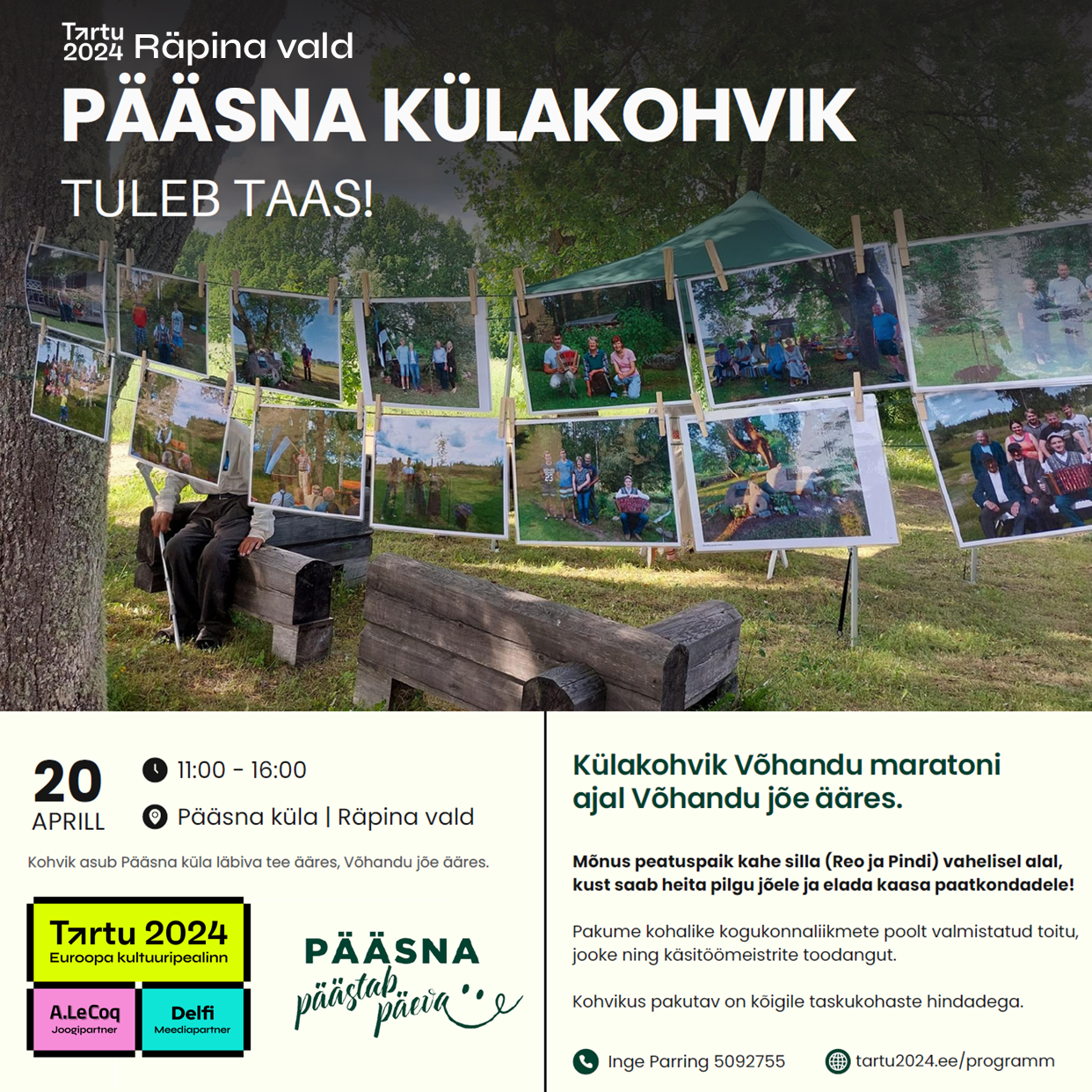 Külakohvik "Pääsna päästab päeva" @ Pääsna külaplats | Pääsna | Põlva maakond | Eesti