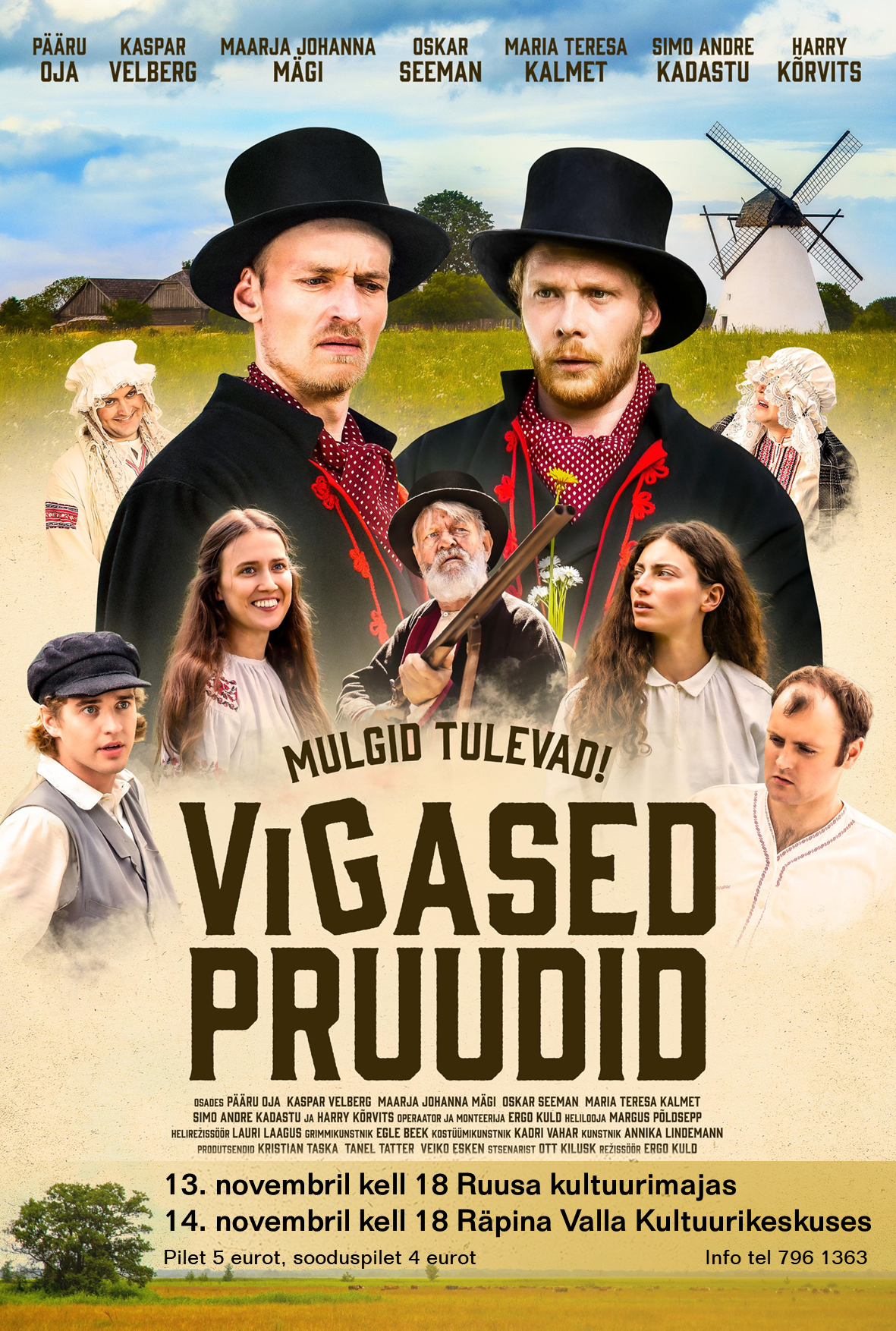 Film VIGASED PRUUDID @ Ruusa kultuurimaja | Ruusa | Põlva maakond | Eesti