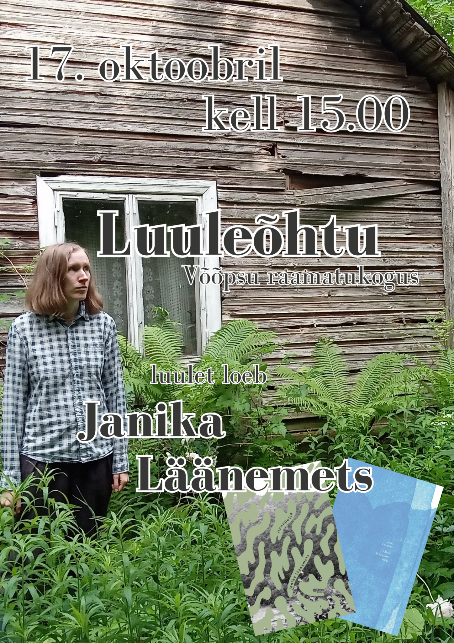 Luuleõhtu Janika Läänemetsaga Võõpsu raamatukogus @ Võõpsu raamatukogu | Võõpsu | Põlva maakond | Eesti