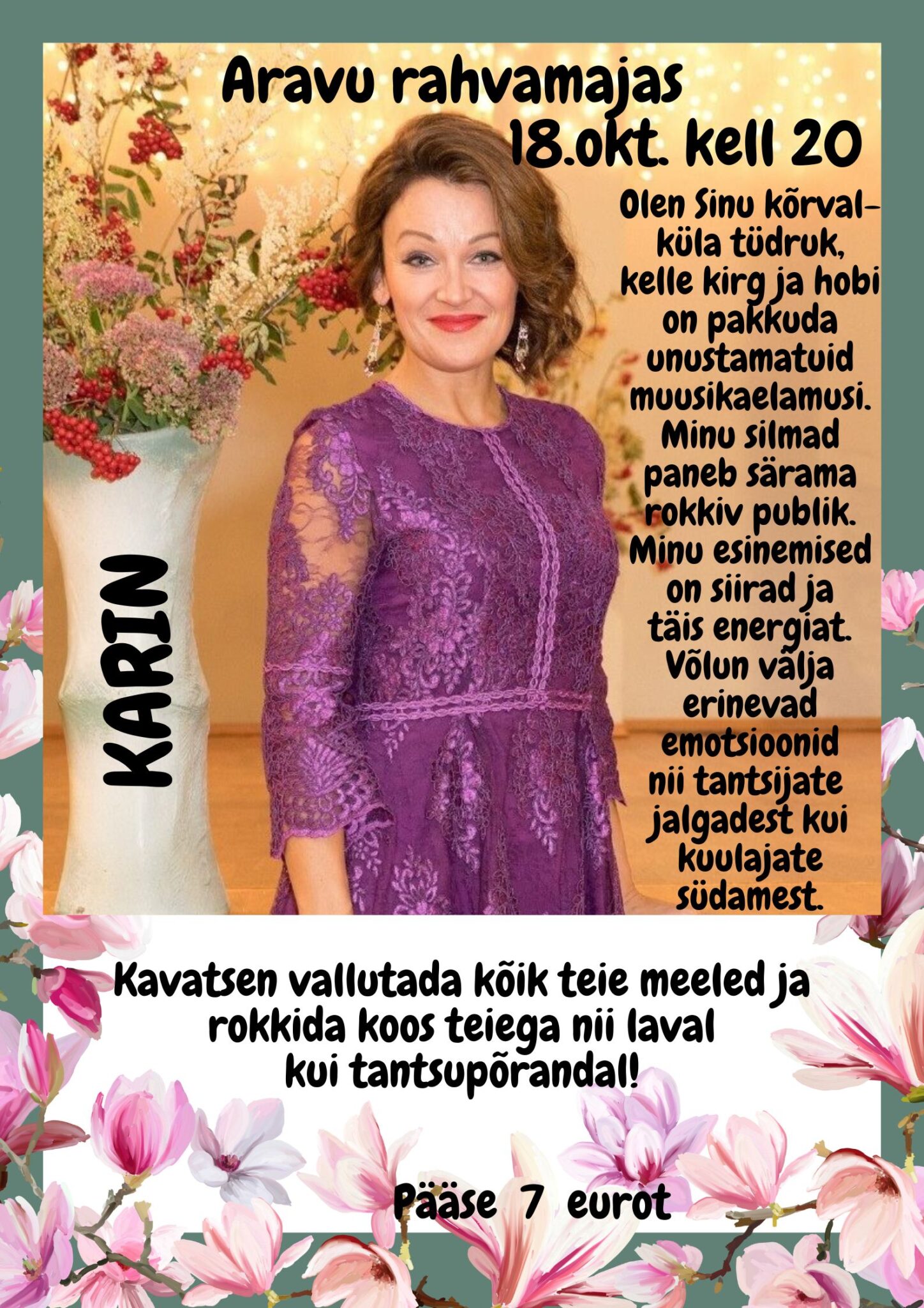 Puhkeõhtu @ Aravu rahvamaja | Aravu | Põlva maakond | Eesti