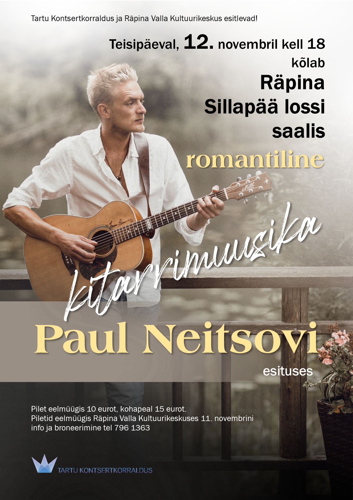 Kitarrivirtuoos Paul Neitsovi kontsert @ Sillapää lossi saalis