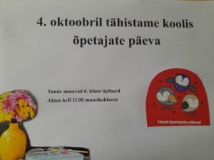 Õpetajate päev @ Mehikoorma Põhikool