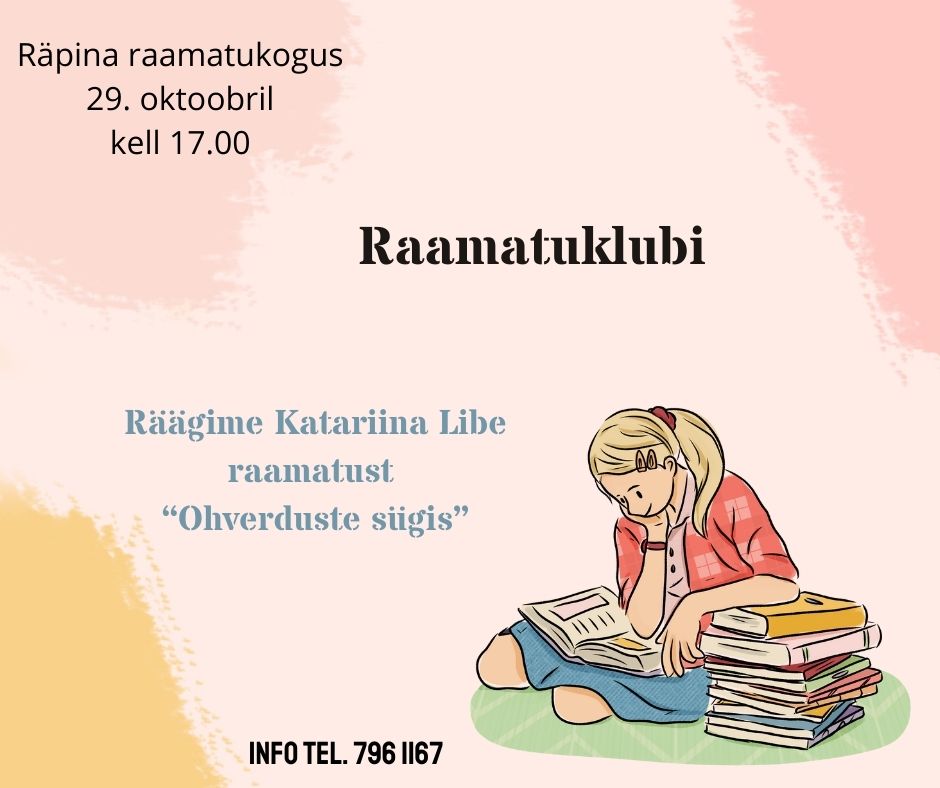 Raamatuklubi Räpina raamatukogus @ Räpina raamatukogu | Räpina | Põlva maakond | Eesti