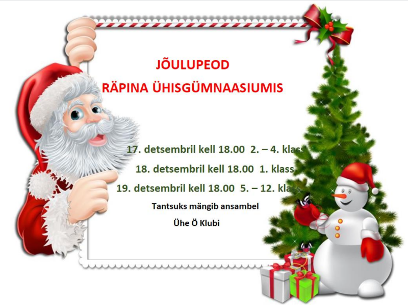 Jõulupidu 2. - 4. klass