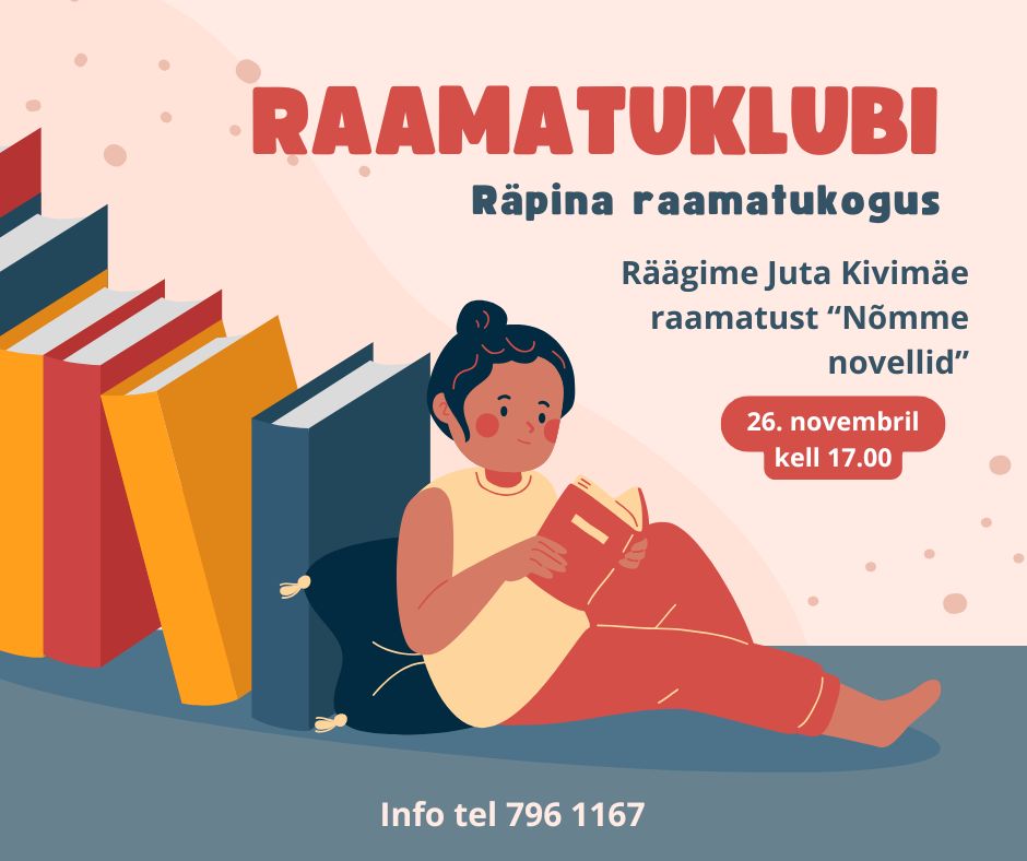 Raamatuklubi Räpina raamatukogus @ Räpina raamatukogu | Räpina | Põlva maakond | Eesti
