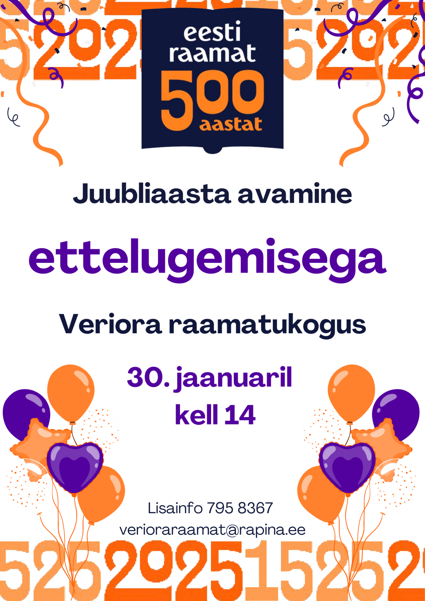 Raamatuaasta avamine ettelugemisega @ Veriora raamatukogu | Veriora | Põlva maakond | Eesti