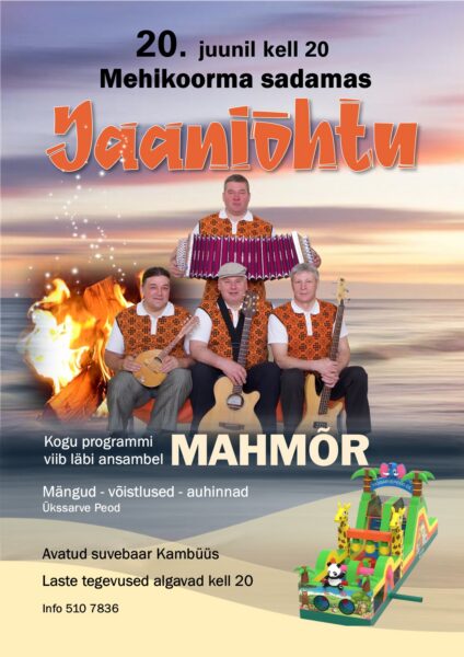 Jaaniõhtu Mehikoormas @ Mehikoorma sadam | Mehikoorma | Põlva maakond | Eesti