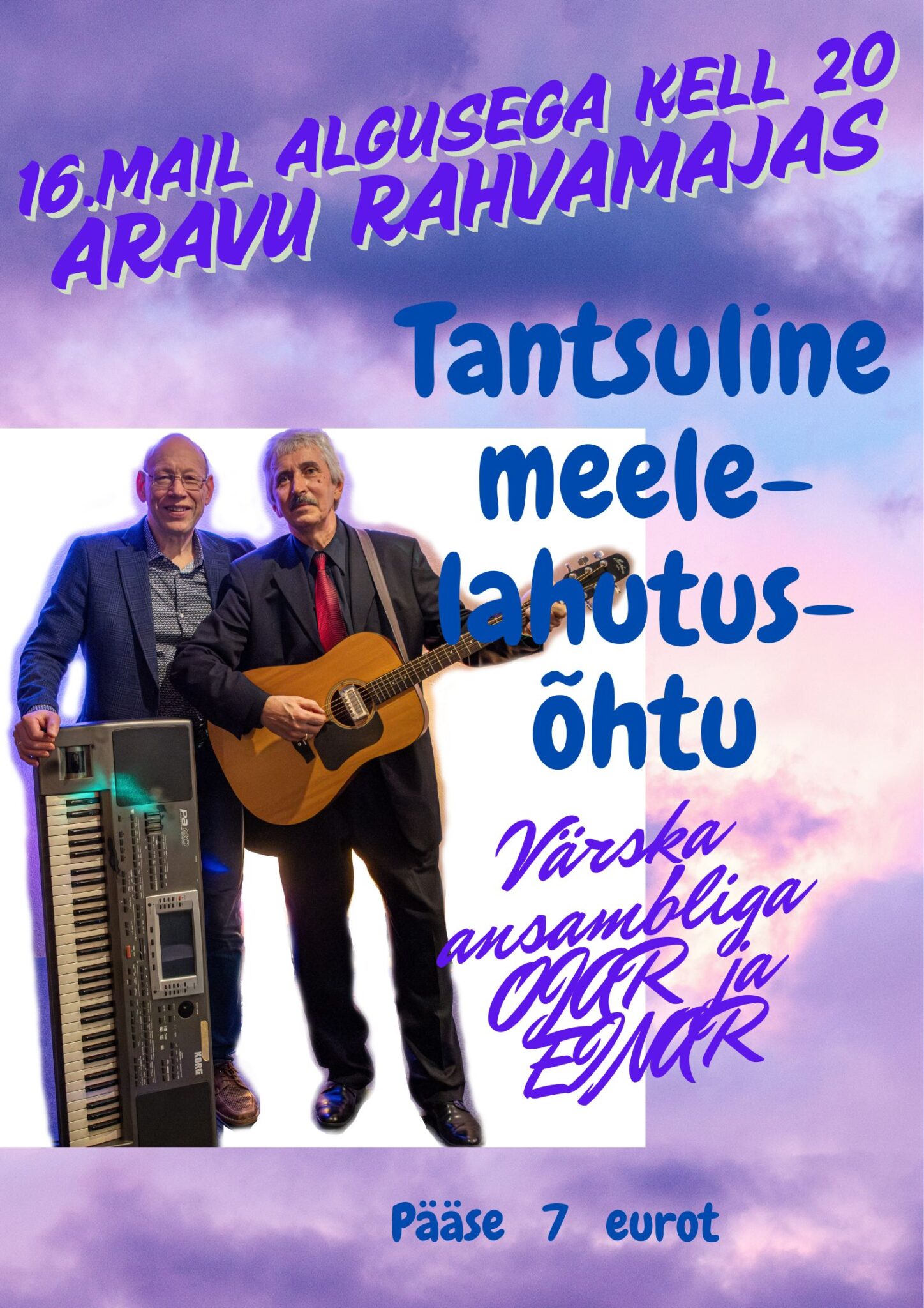 Tantsuline meelelahutusõhtu @ Aravu rahvamaja | Aravu | Põlva maakond | Eesti