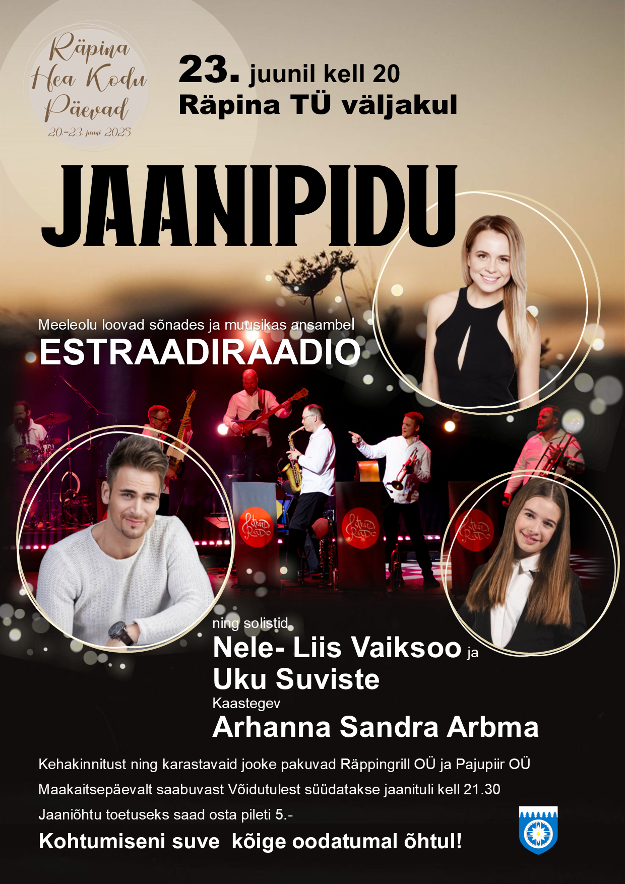 Räpina jaanipidu @ Räpina TÜ väljak | Räpina | Põlva maakond | Eesti