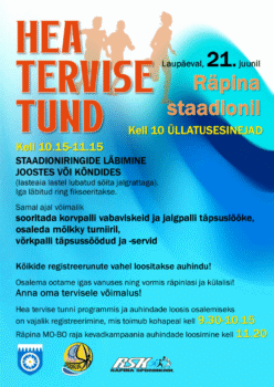Hea tervise tund @ Räpina staadion
