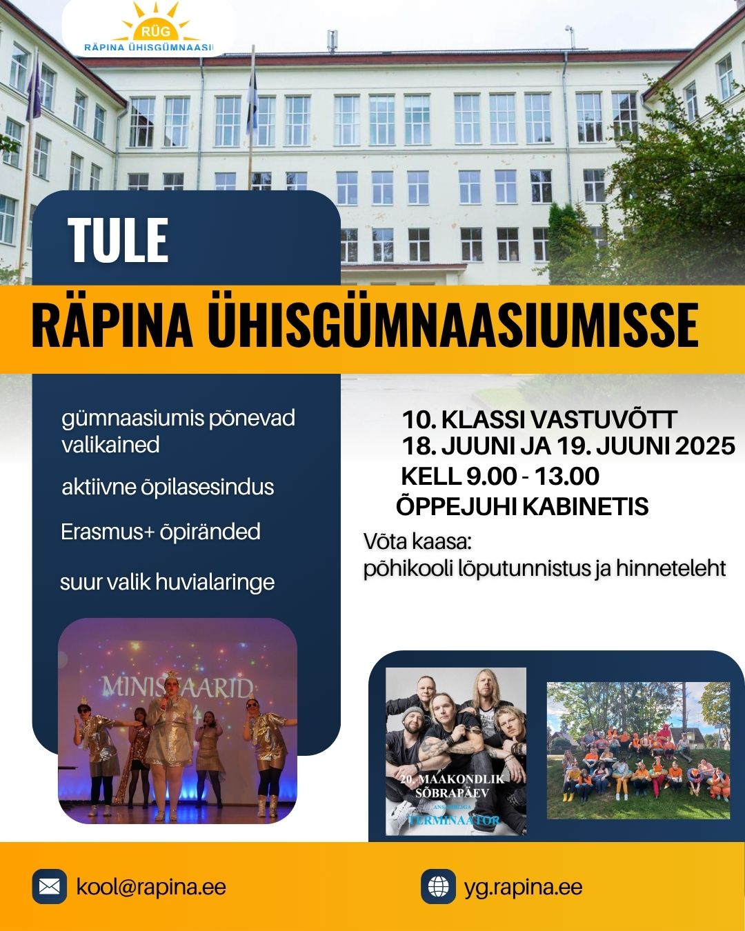 10. klassi vastuvõtt