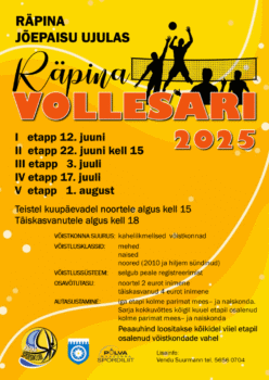 Räpina vollesari 2025 @ Räpina jõepaisu ujula