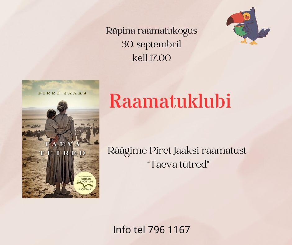 Raamatuklubi Räpina raamatukogus @ Räpina raamatukogu | Põlva | Põlva maakond | Eesti