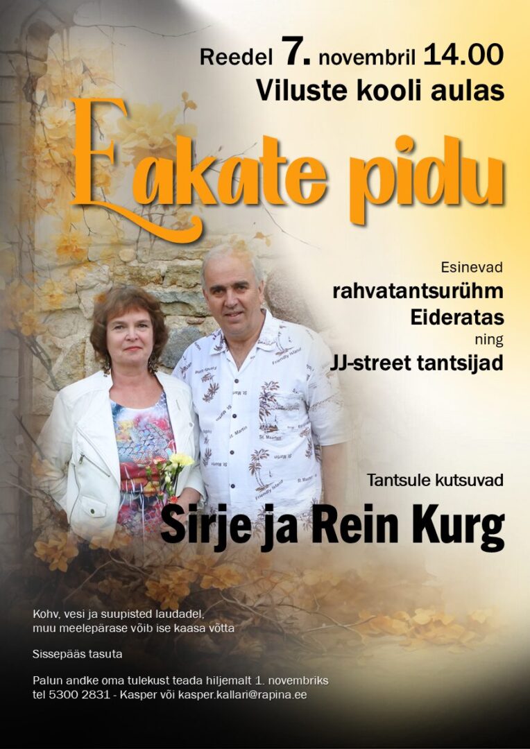 Räpina Valla eakate pidu Vilustes @ Viluste kool | Viluste küla | Põlva maakond | Eesti