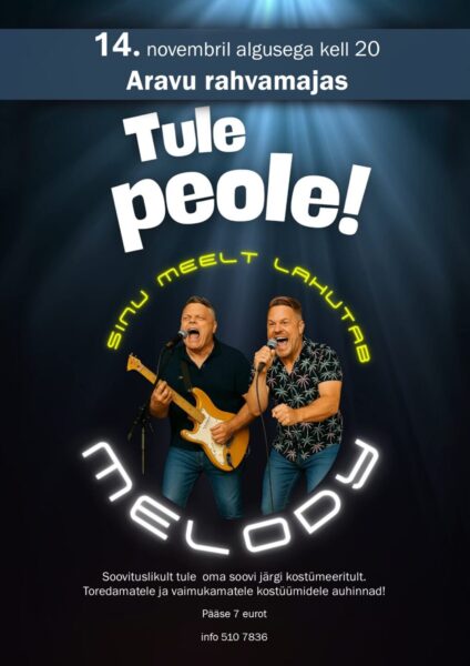 Kostüümipidu @ Aravu rahvamaja | Aravu | Põlva maakond | Eesti