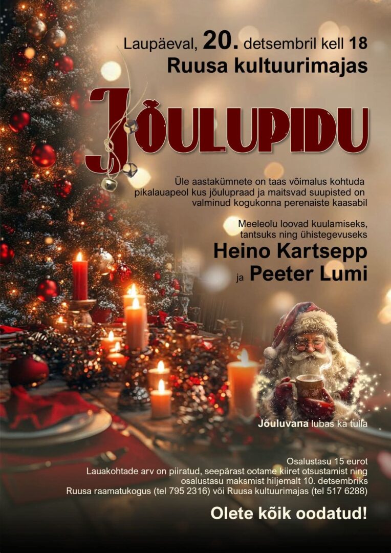 Jõulupidu Ruusal @ Ruusa kultuurimaja | Ruusa | Põlva maakond | Eesti