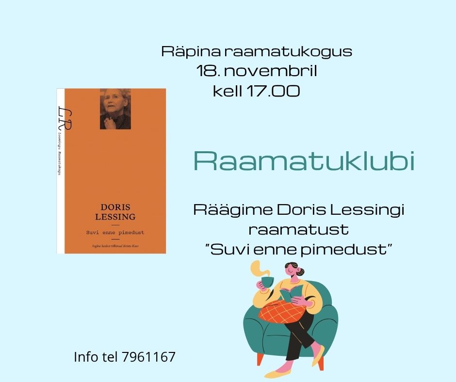 Raamatuklubi @ Räpina raamatukogu | Räpina | Põlva maakond | Eesti