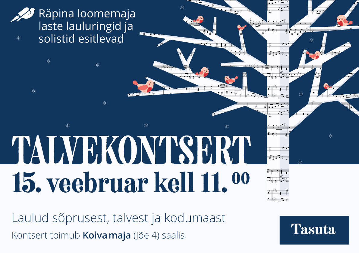 Räpina loomemaja laululaste kontsert @ Koiva maja | Räpina | Põlva maakond | Eesti