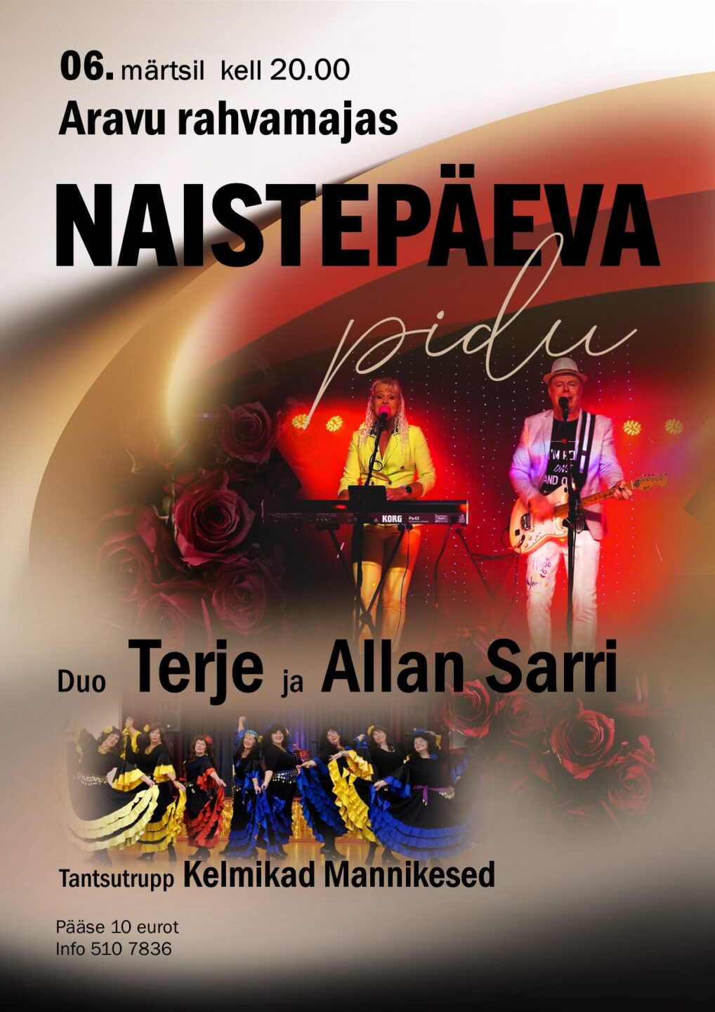 Naistepäevapidu @ Aravu rahvamaja | Aravu | Põlva maakond | Eesti