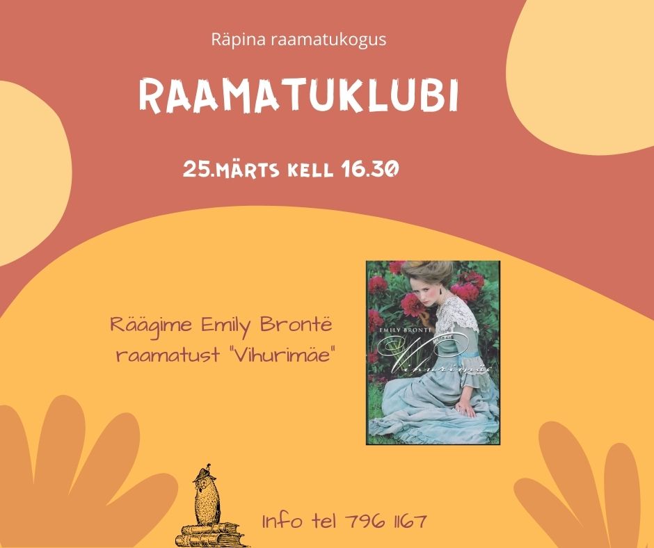 Raamatuklubi Räpina raamatukogus @ Räpina raamatukogu | Räpina | Põlva maakond | Eesti
