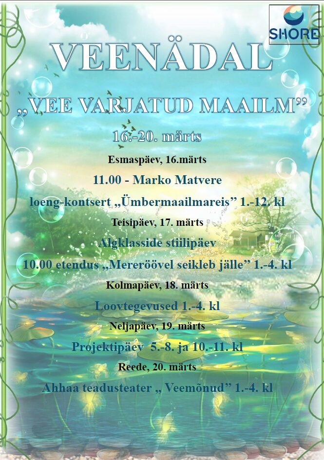 Veenädal "Vee varjatud maailm"