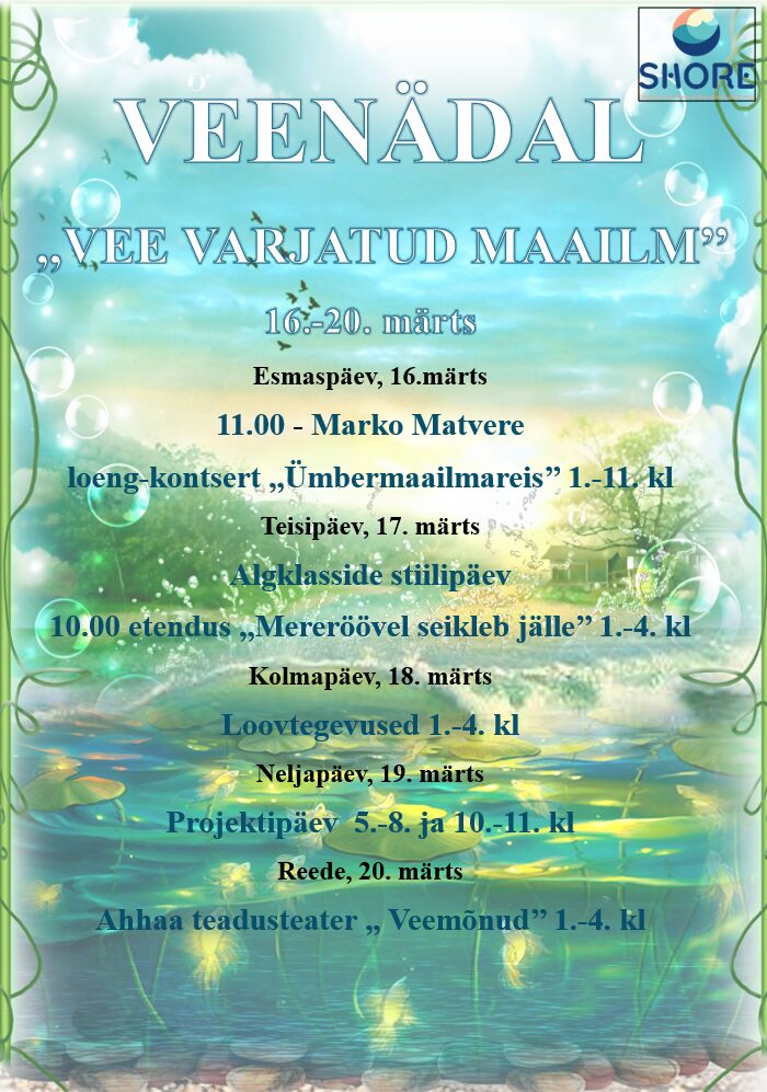 Veenädal "Vee varjatud maailm"