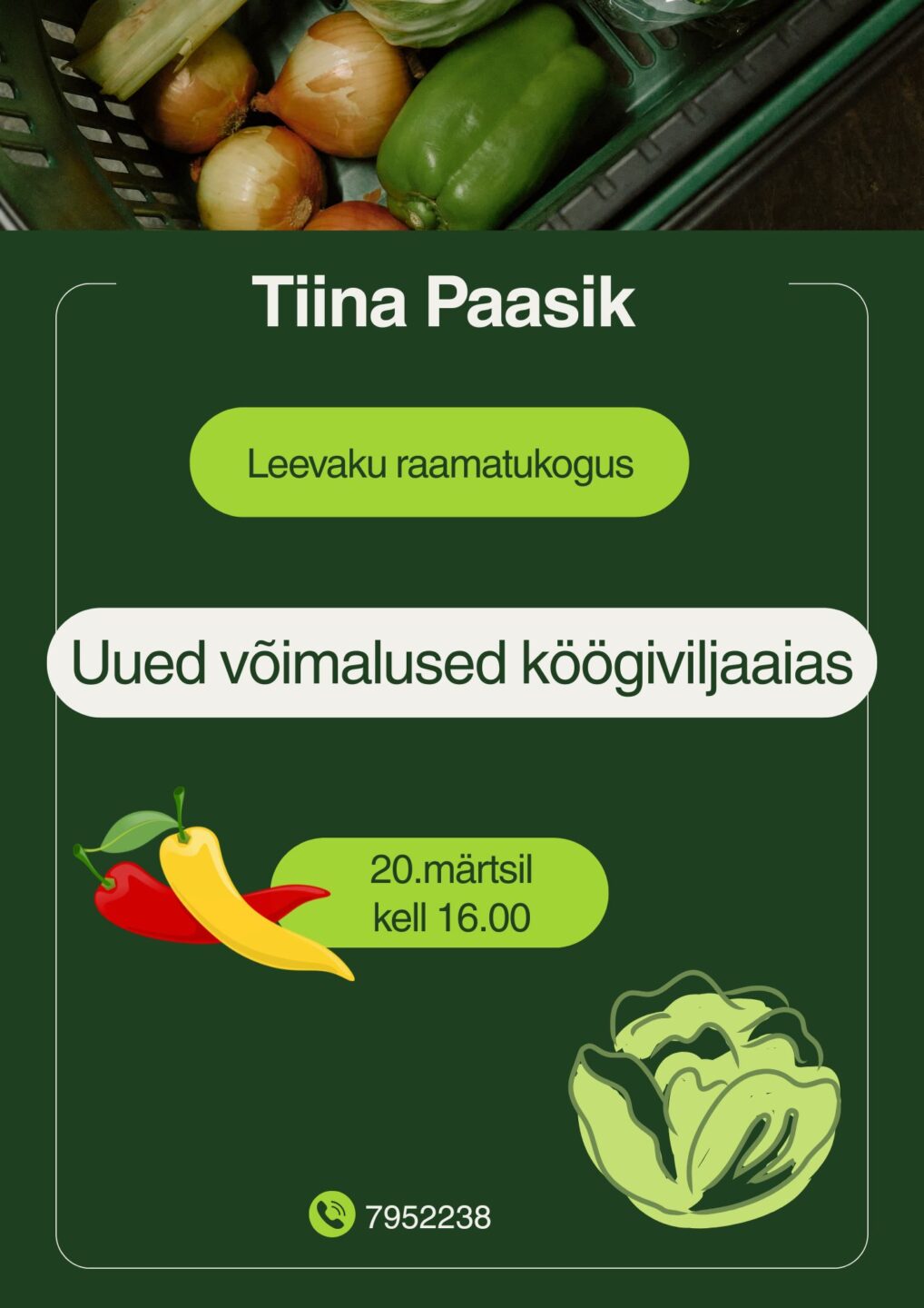 Tiina Paasik Leevaku raamatukogus @ Leevaku raamatukogu | Leevaku | Põlva maakond | Eesti